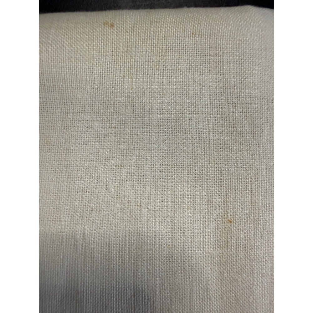Leacock Tea Setting NT-21 Vintage Cream Linen Tablecloth and Napkins Set - Picture 9 of 9